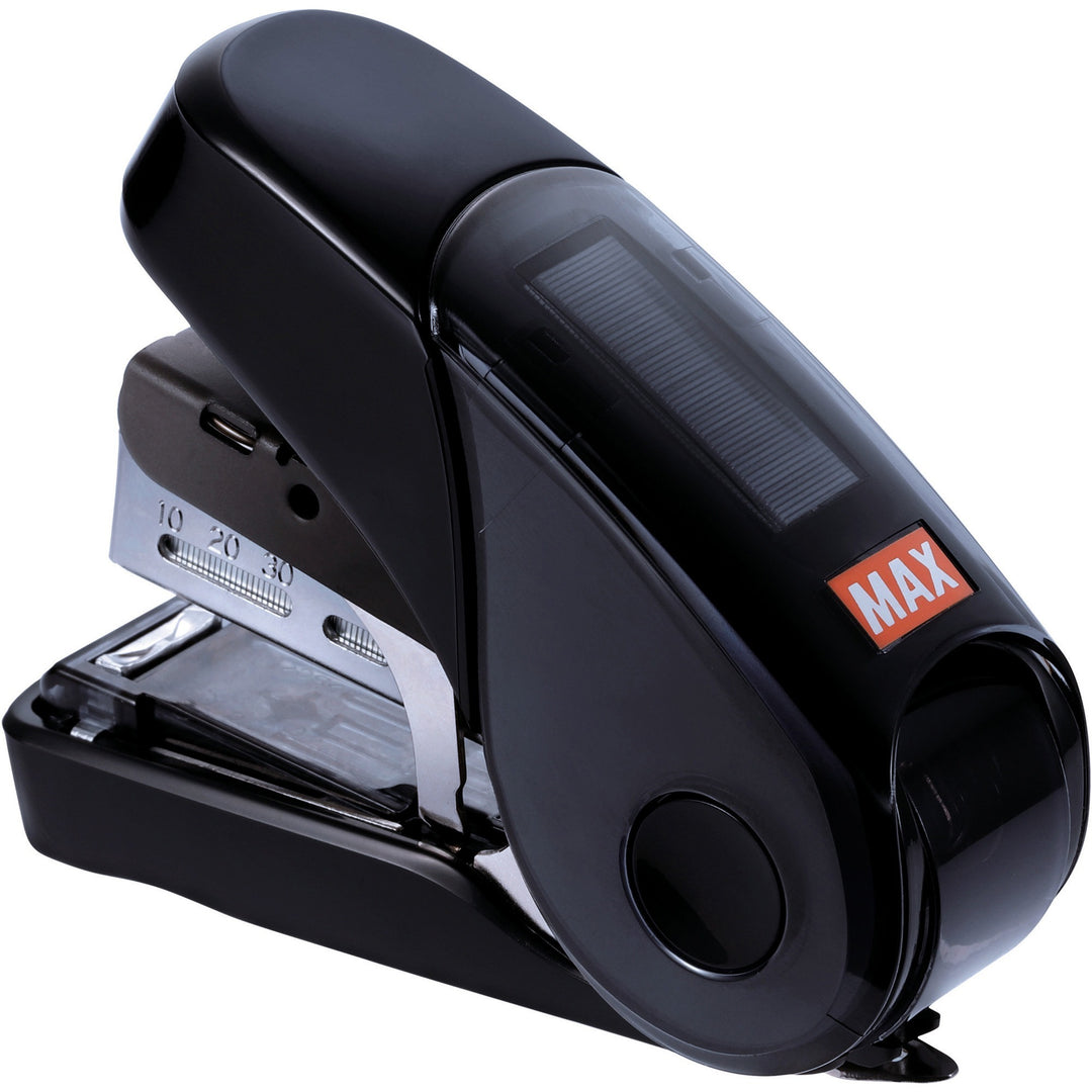 Image of MAX Stapler, Flat Clinch, 1-1/8"Wx3-1/4"Lx2-5/8"H, Black