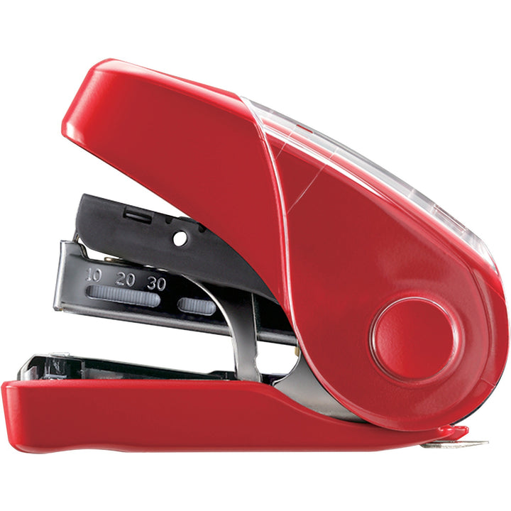 Image of MAX Stapler, Flat Clinch, 1-1/8"Wx3-1/4"Lx2-5/8"H, Red