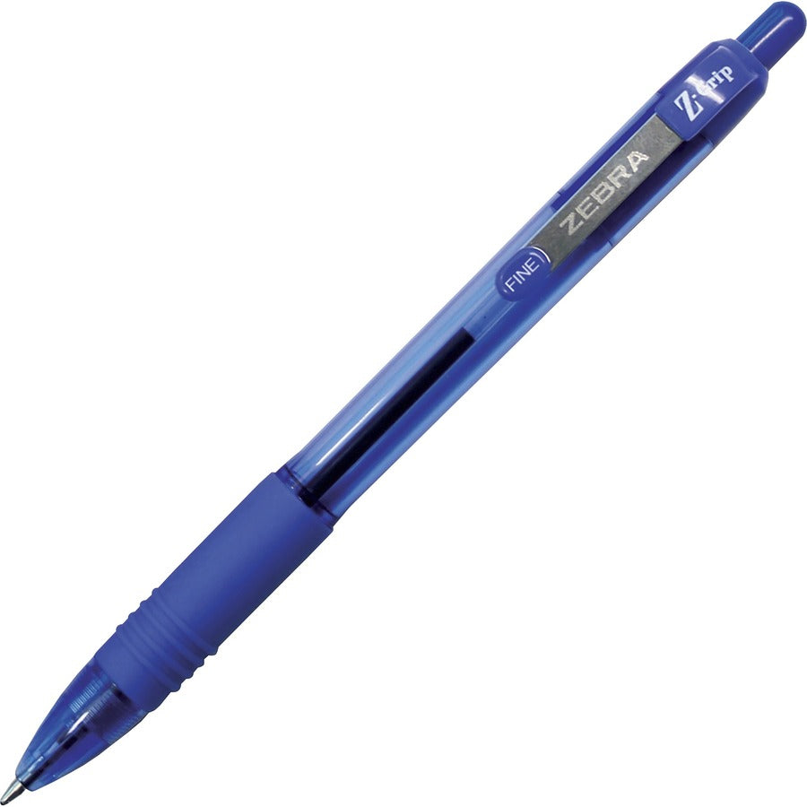 Image of Zebra® Pen, Ballpoint, 0.7mm Point, 3/5"x2/5"x5-3/5", 30/PK, Blue