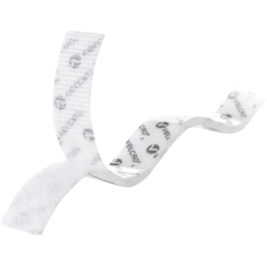 Image of VELCRO® Brand Sticky-Back Fasteners, Removable Adhesive, 0.75" X 50 Ft, White