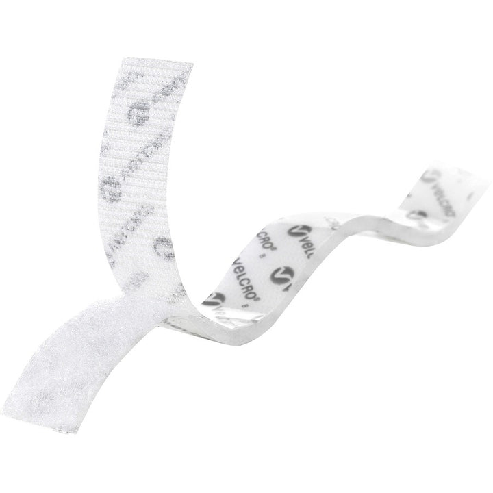 Image of VELCRO® Brand Sticky-Back Fasteners, Removable Adhesive, 0.75" X 50 Ft, White