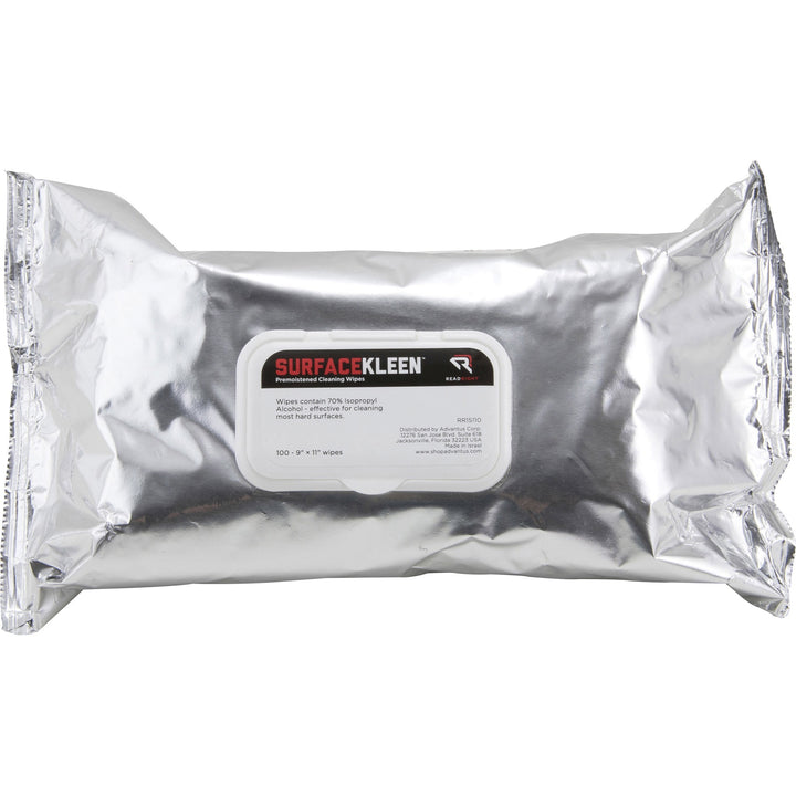 Image of Read Right® Cleaning Wipes, Foil Packet, 9"x10", 100/PK, WE
