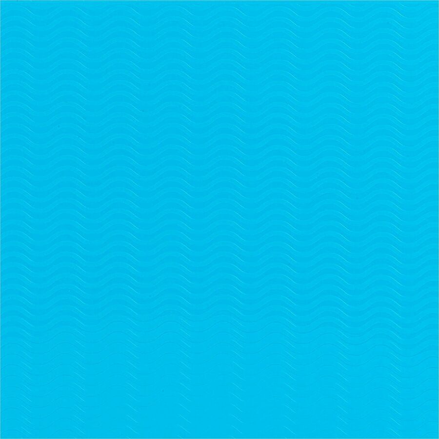 Image of Smead File, Expanding, 6 Divider, 9-1/2"Wx13"Lx3/5"H, Teal/Clear