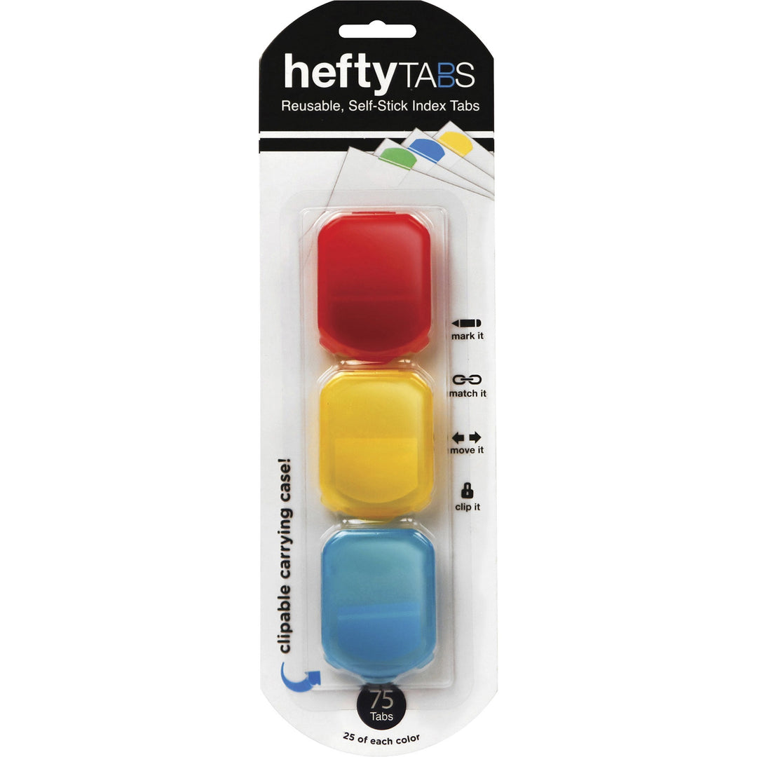 Image of LEE Index Tabs, Reusable, 1-1/4"Wx1/2"Lx1-3/4"H, 75/PK, PASST