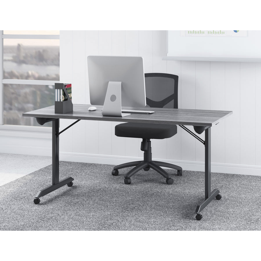 Image of Lorell Task Chair, Mesh Back, 25-1/8"x17-3/8"x34"-38-3/4", BK