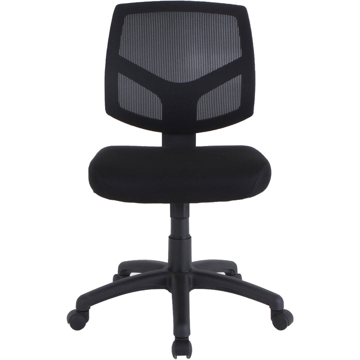 Image of Lorell Task Chair, Mesh Back, 25-1/8"x17-3/8"x34"-38-3/4", BK