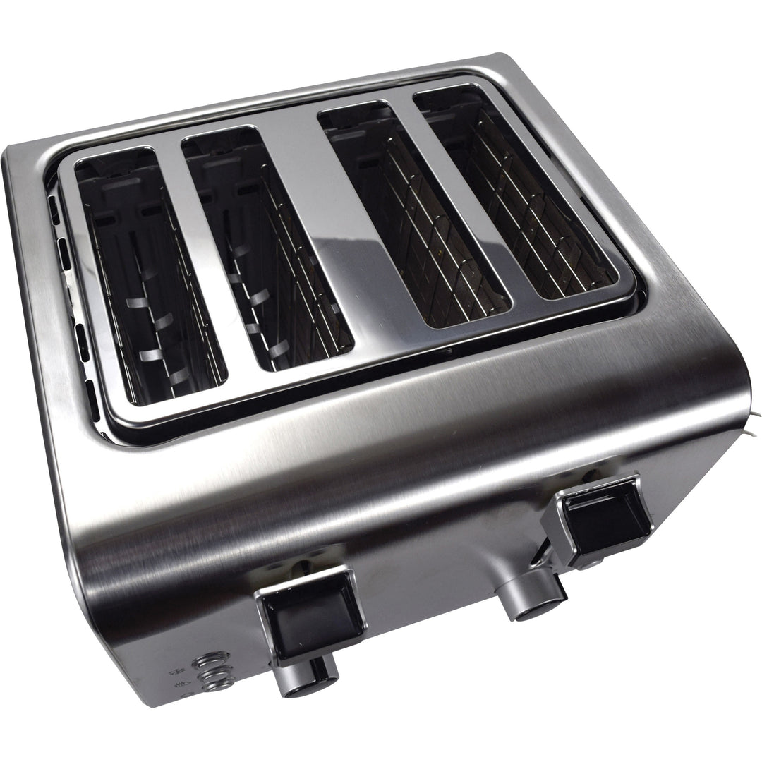 Image of HAUS-MAID OG8590 4-Slice Toaster, Toast, Reheat, Defrost, Gray, 1 Each