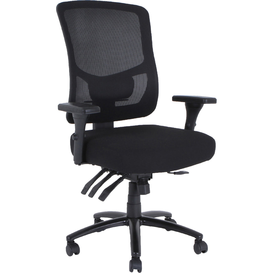 Image of Lorell Big/Tall Chair, 350 lb Cap, 29-1/2"x27-1/2"x44-5/8", BK