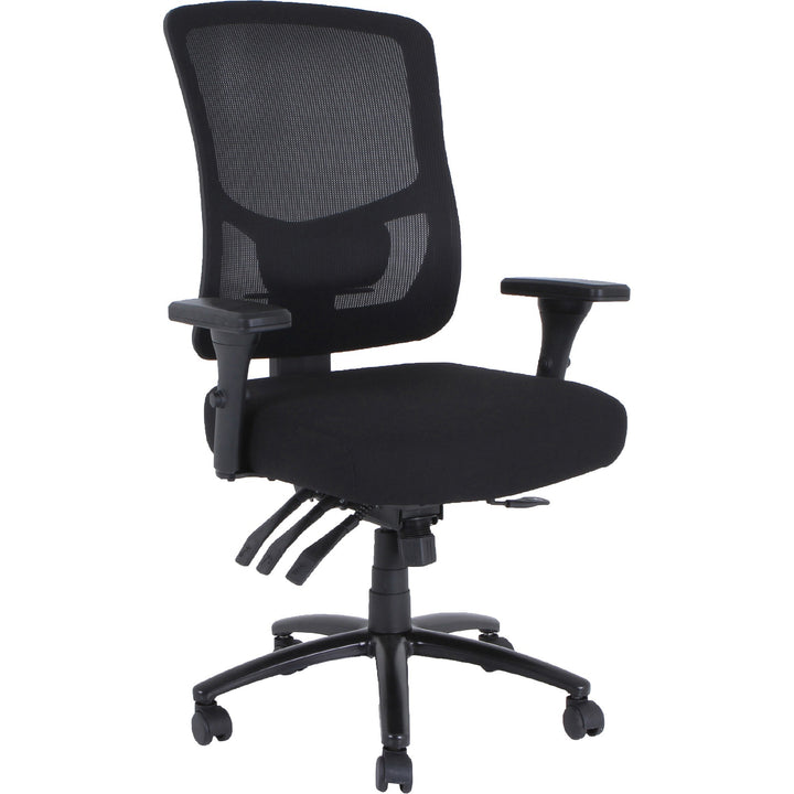 Image of Lorell Big/Tall Chair, 350 lb Cap, 29-1/2"x27-1/2"x44-5/8", BK
