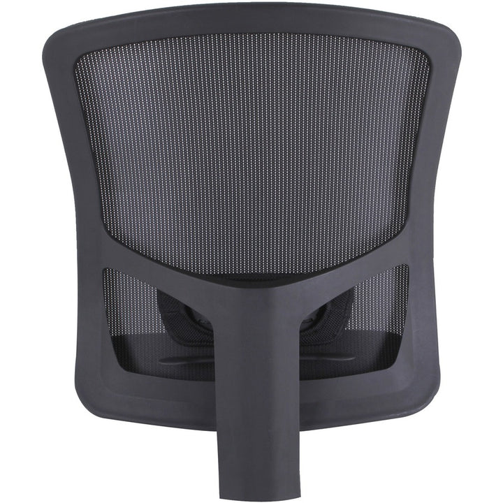 Image of Lorell 40210 Big & Tall Mesh Back Office Chair, Fabric Seat Material, Black, Armrest, 1 Each