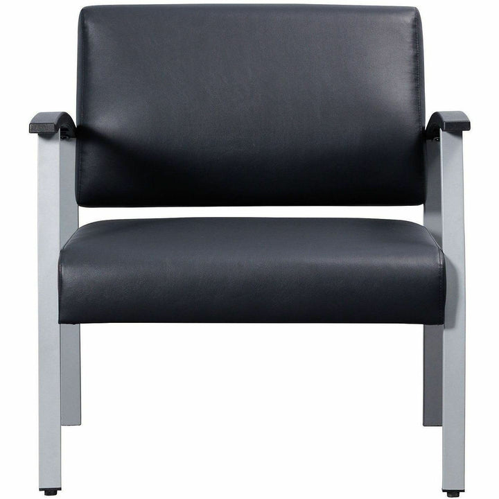 Image of Lorell Guest Chair,Antimicrobial,450lb,30-7/8"x19-1/8"x34-1/4",BKSR