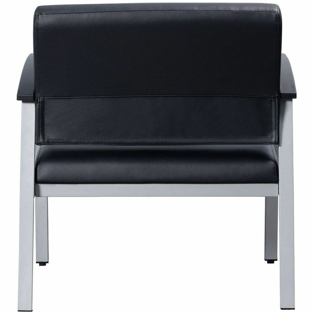 Image of Lorell Guest Chair,Antimicrobial,450lb,30-7/8"x19-1/8"x34-1/4",BKSR