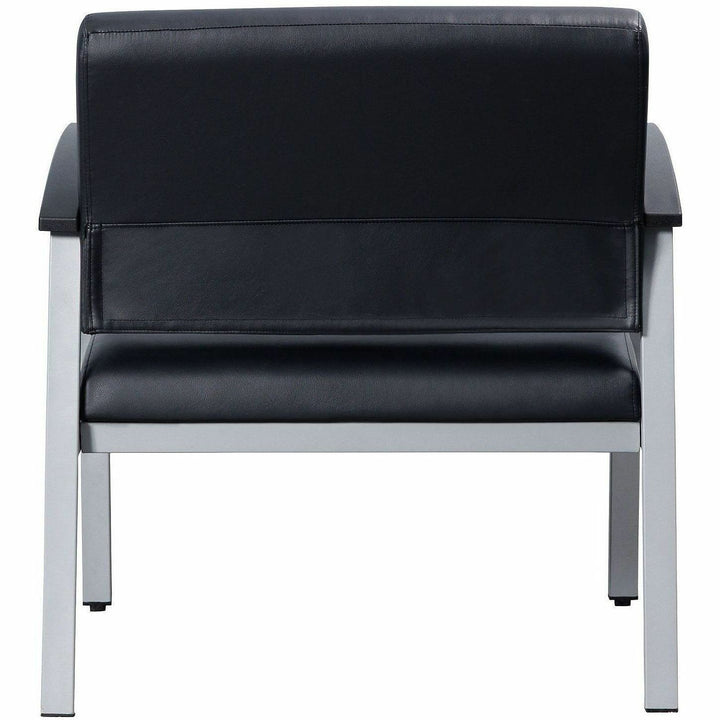 Image of Lorell Guest Chair,Antimicrobial,450lb,30-7/8"x19-1/8"x34-1/4",BKSR