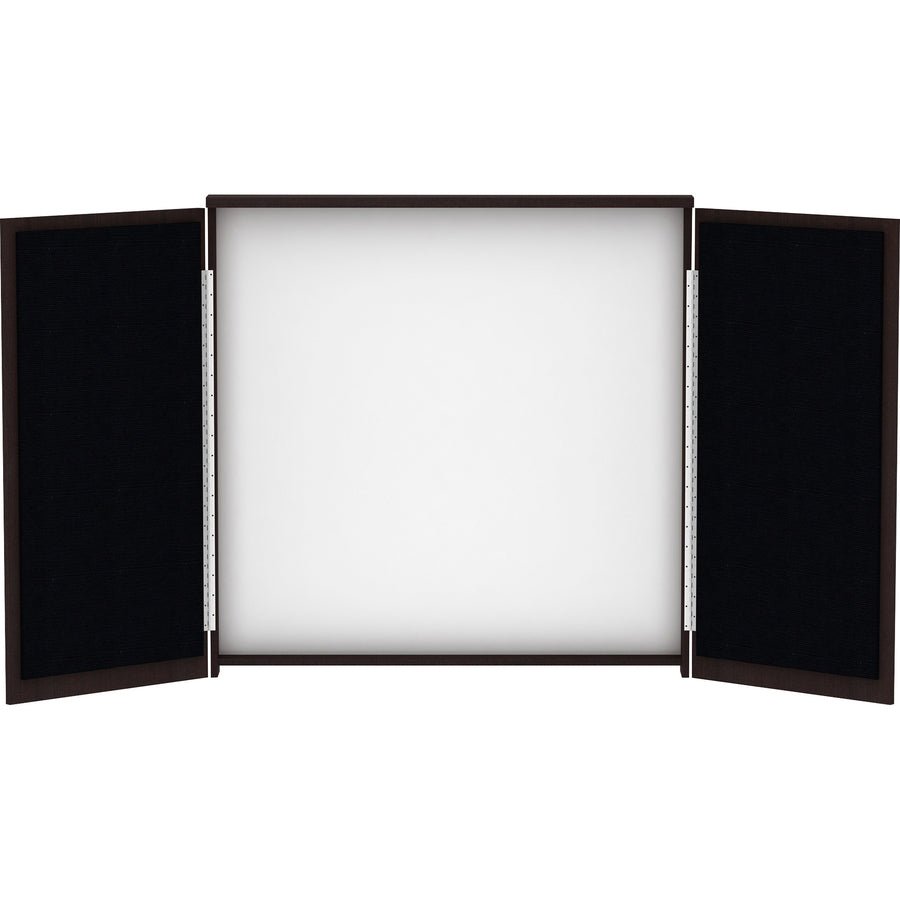 Image of Lorell Presentation Cabinet, 47-1/4"x4-3/4"x47-1/4", Espresso