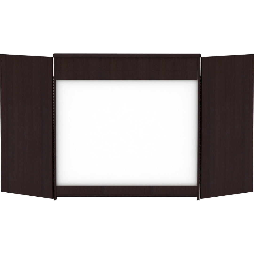 Image of Lorell Presentation Cabinet, 47-1/4"x4-3/4"x47-1/4", Espresso