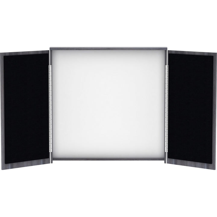 Image of Lorell Presentation Cabinet, 47-1/4"x4-3/4"x47-1/4", Weathered CCL