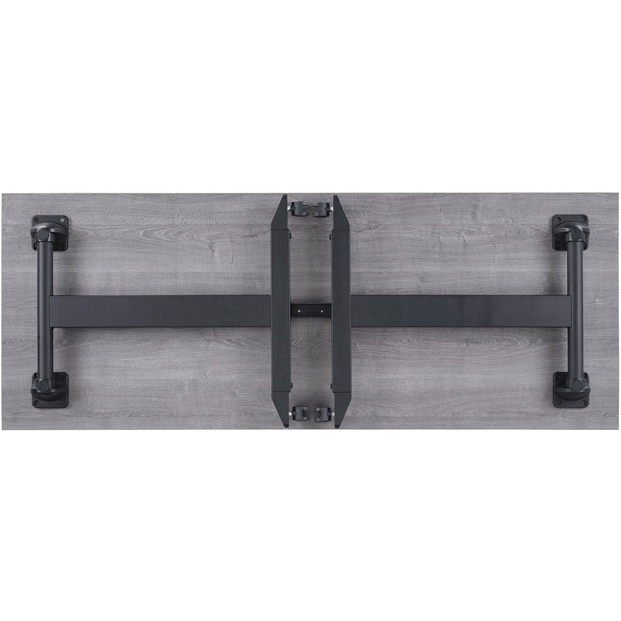 Image of Lorell Training Table,Folding,Mobile,63"x23-5/8"x29-1/2",WTHRDCL/BK