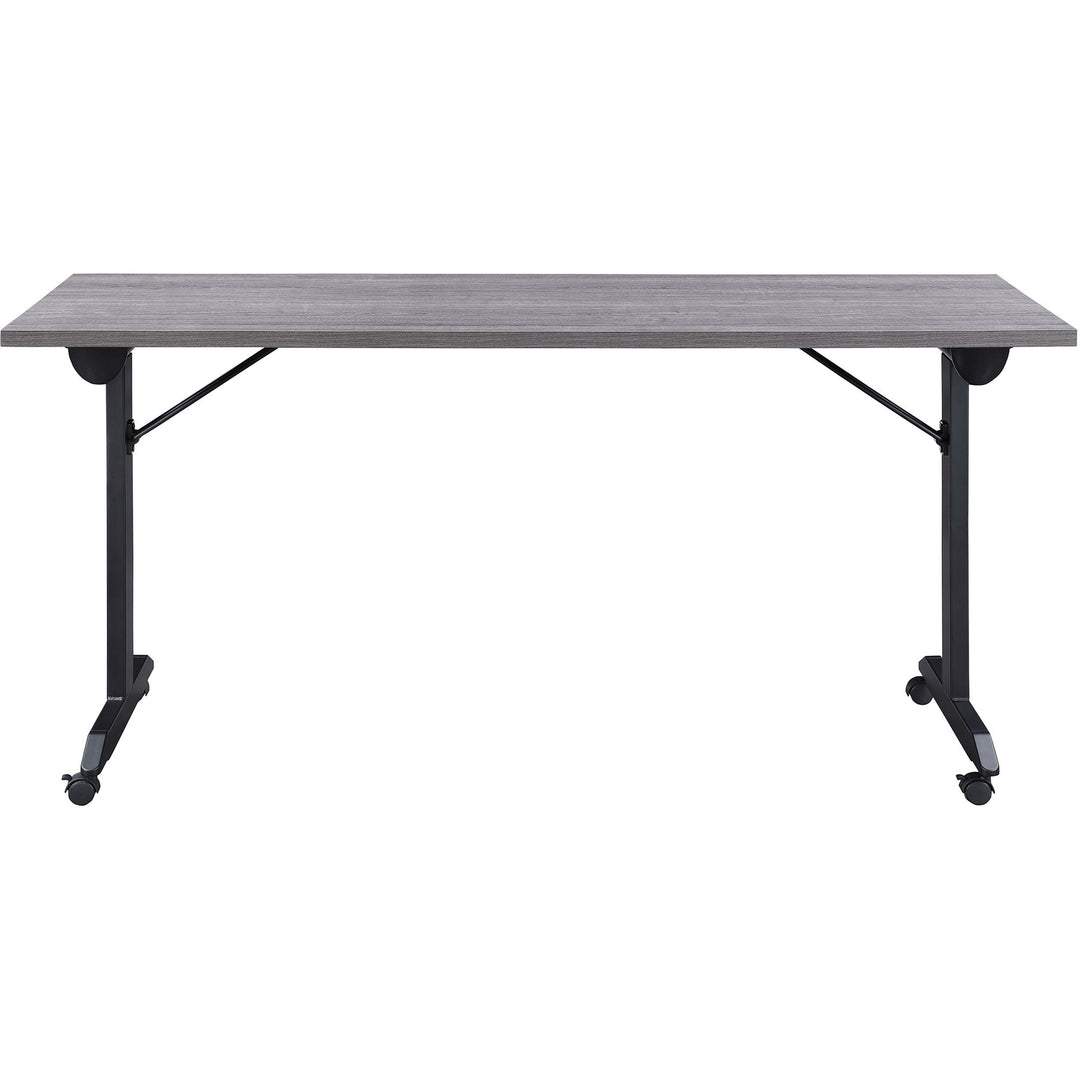 Image of Lorell Training Table,Folding,Mobile,63"x29-1/2"x29-1/2",WTHRDCL/BK