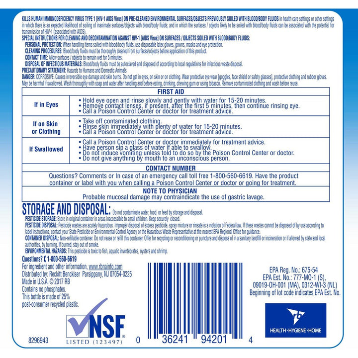 Image of Professional Lysol 94201 Heavy-Duty Disinfectant Bathroom Cleaner
