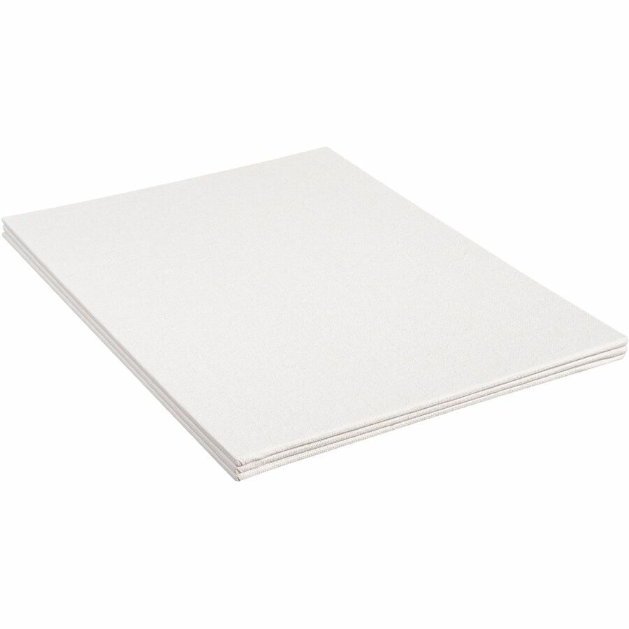 Image of Prang AC6052 Canvas Panels, Painting, Art, 3 Piece(s), 9" W x 12" Length, White, Acrylic, 3 / Pack