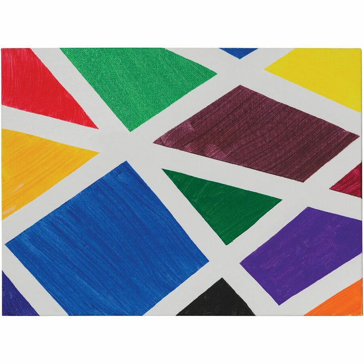 Image of Prang AC6052 Canvas Panels, Painting, Art, 3 Piece(s), 9" W x 12" Length, White, Acrylic, 3 / Pack