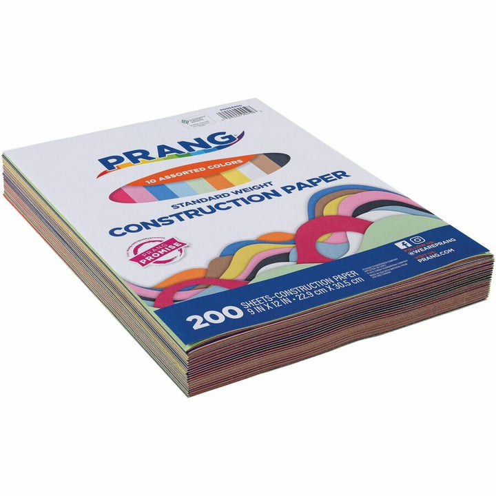 Image of Pacon® Construction Paper, 9"x 12", 200/PK, Assorted