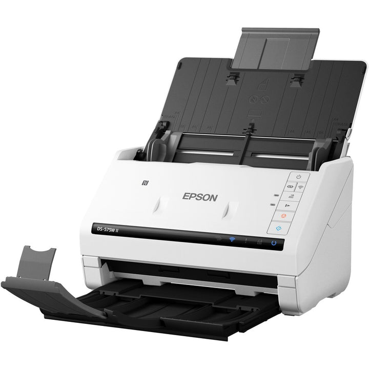 Image of Epson® Ds-575w Ii Wireless Color Duplex Document Scanner, 600 Dpi Optical Resolution, 50-Sheet Duplex Auto Document Feeder