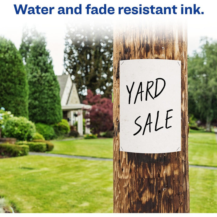 Image of Avery® Permanent Markers, Nontoxic, Bullet Point, 200/CT, Black