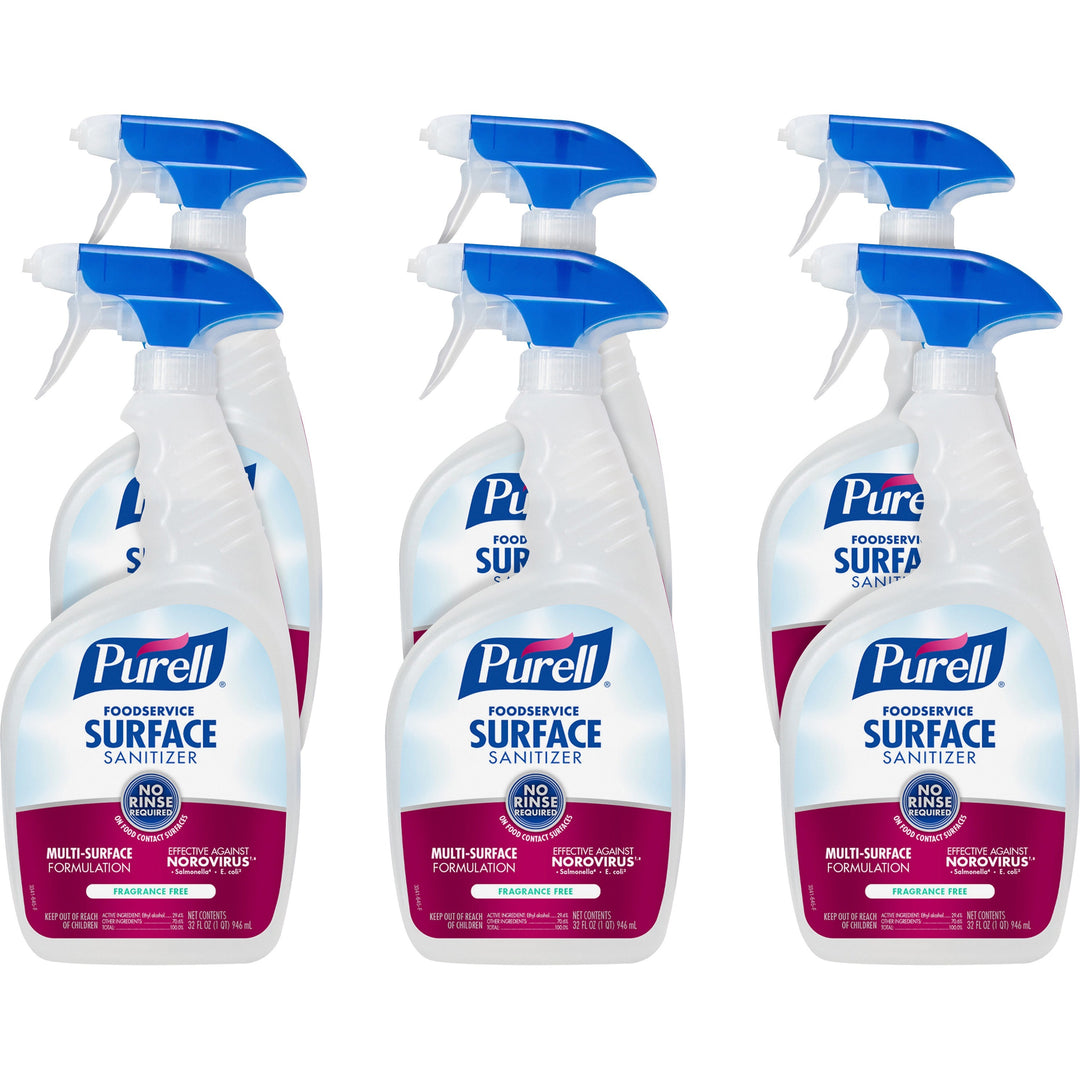 Image of GOJO® Foodservice Sanitizer, Trigger Spray/Capped, 32oz, 6/CT, CL