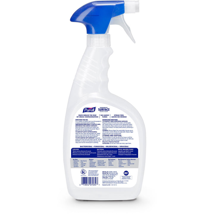 Image of GOJO® Foodservice Sanitizer, Trigger Spray/Capped, 32oz, 6/CT, CL