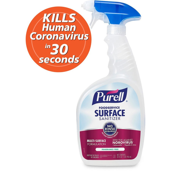 Image of GOJO® Foodservice Sanitizer, Trigger Spray/Capped, 32oz, 6/CT, CL