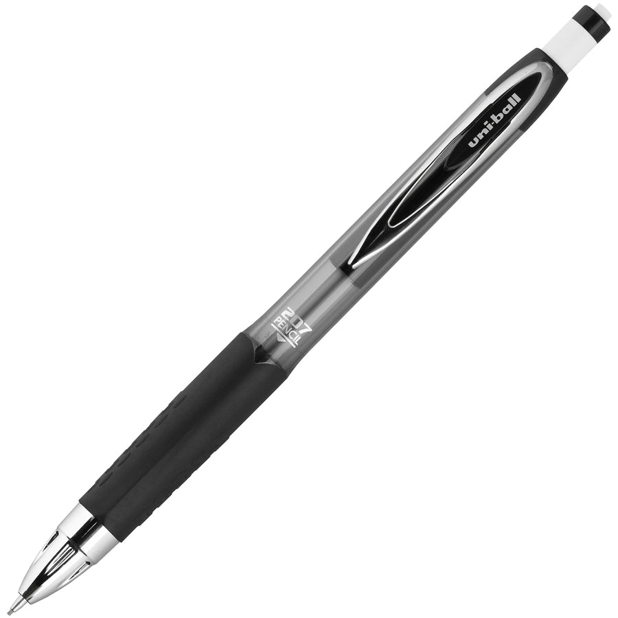 Image of uniball® 207 Mechanical Pencil, 0.7 Mm, Hb (#2), Black Lead, Black Barrel, Dozen
