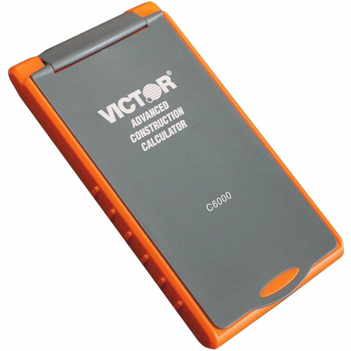 Image of Victor C6000 Simple Calculator, 0.31", LCD, Battery Powered, 2 x LR44, 6.5" H x 3.5" W x 0.8" Depth, Orange, 1 Each
