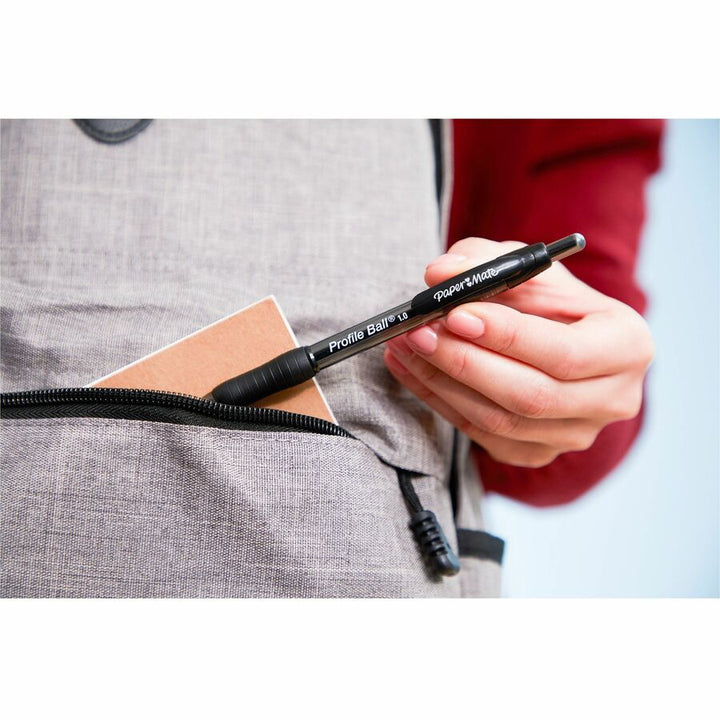 Image of Paper Mate® Pen,Ballpoint Profile,Retractable,1.0mm,4/PK,AST Ink/Barrel