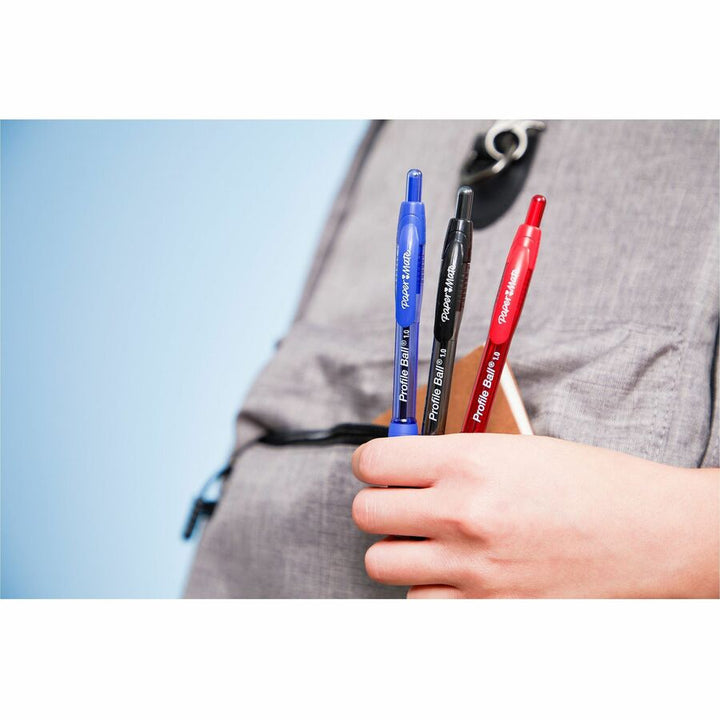Image of Paper Mate® Pen,Ballpoint Profile,Retractable,1.0mm,4/PK,AST Ink/Barrel