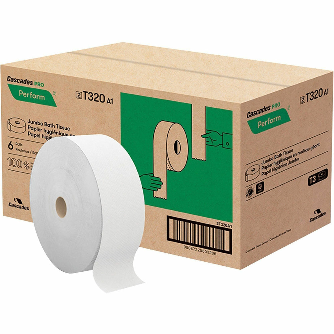 Image of Cascades Bathroom Tissue,f/Tandem Dispensers,3.45"x1250',6RL/CT,WE