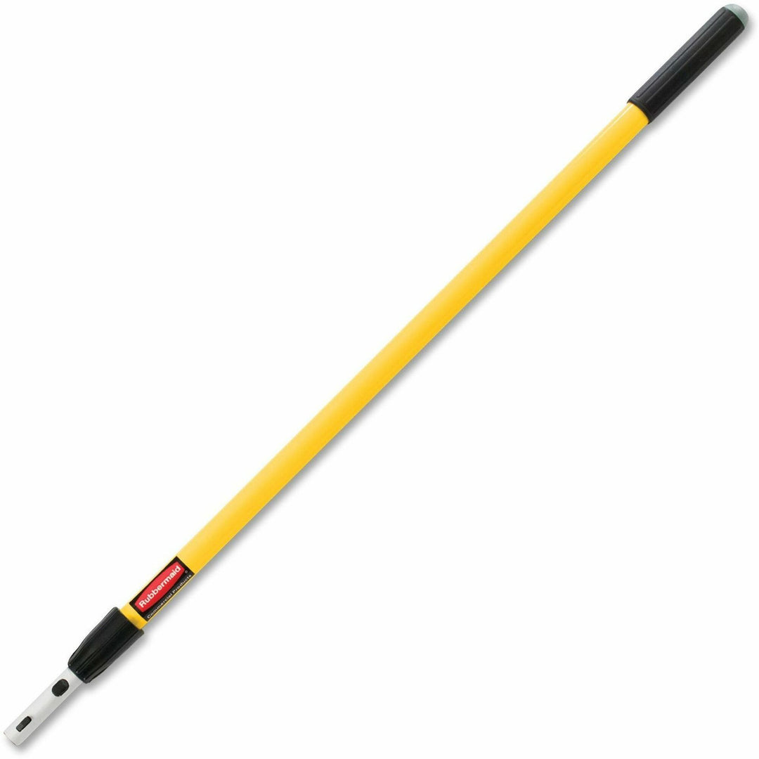 Image of Rubbermaid Commercial Q75500YL00 Hygen Quick Connect Handle, 72" Length, Yellow, Aluminum, 1 Each