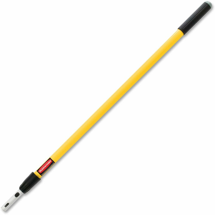 Image of Rubbermaid Commercial Q75500YL00 Hygen Quick Connect Handle, 72" Length, Yellow, Aluminum, 1 Each