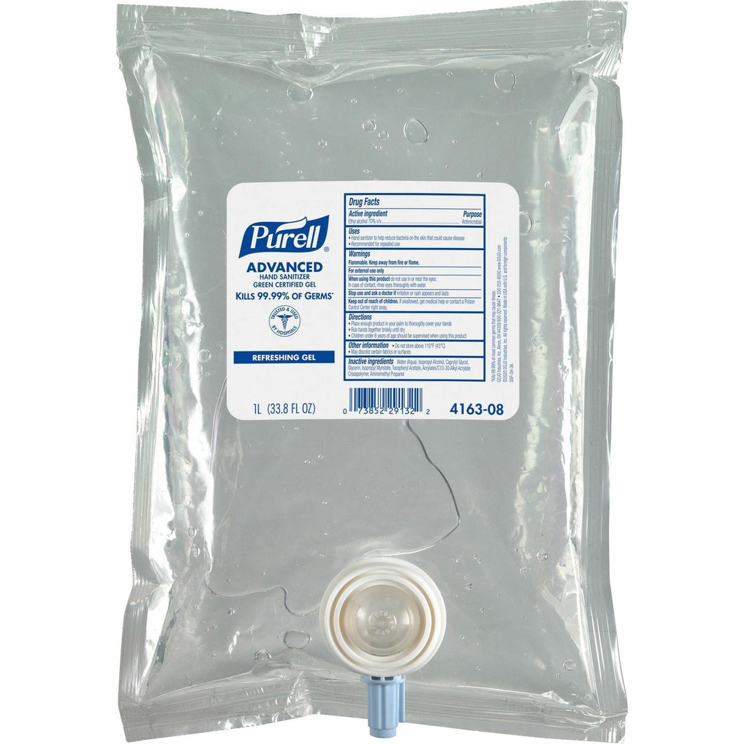 Image of GOJO® Hand Sanitizer Refill,Gel,f/PURELL CS2 Disp,1000ml,CL