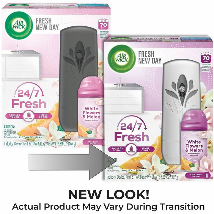Image of Air Wick 88410 Pure 24/7 Summer Air Spray Kit, Spray, Summer Delights, 70 Day, 1 Kit