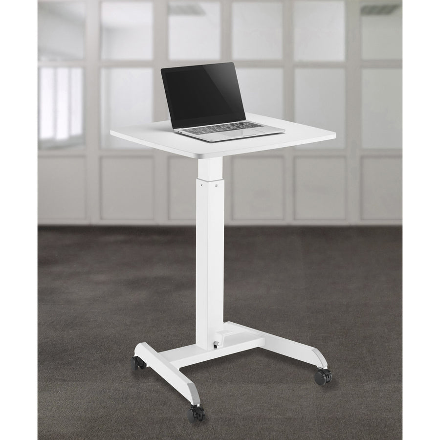 Image of Kantek STS300W Mobile Height-Adjustable Compact Sit-Stand Desk