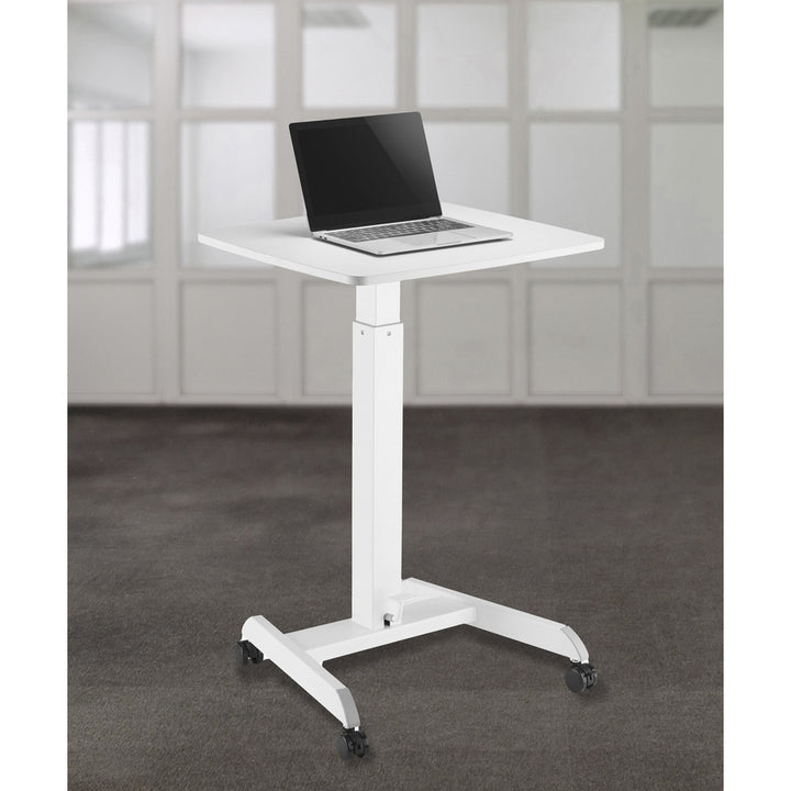 Image of Kantek STS300W Mobile Height-Adjustable Compact Sit-Stand Desk
