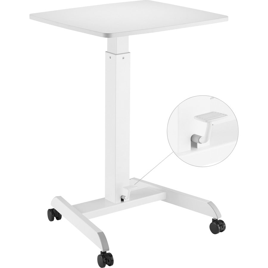 Image of Kantek STS300W Mobile Height-Adjustable Compact Sit-Stand Desk