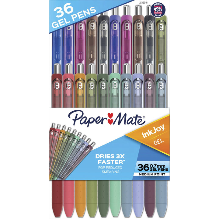 Image of Paper Mate® Inkjoy Gel Pen, Retractable, Medium 0.7 Mm, Assorted Ink And Barrel Colors, 36/pack