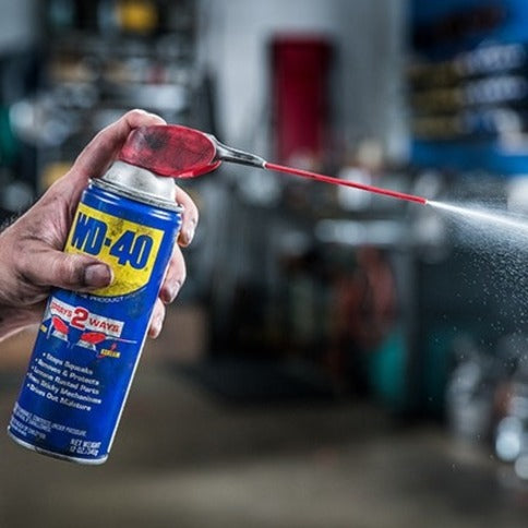 Image of WD-40 490040 Multi-Use Lubricant, 11 fl oz (0.3 quart), Clear Can, 1 Each