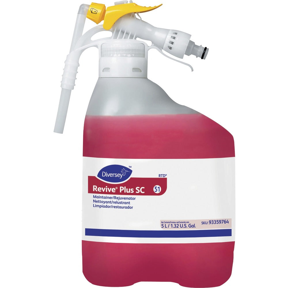 Image of Diversey Maintainer/Rejuvenator, Revive Plus, RTD, 5L, Red
