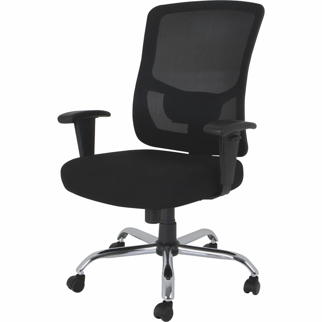 Image of Lorell Chair,Big&Tall,Fabric Seat,29-1/8"x31-1/8"x42-1/2",BK