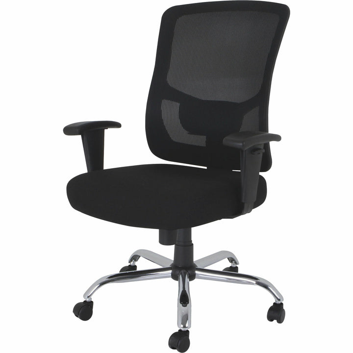 Image of Lorell Chair,Big&Tall,Fabric Seat,29-1/8"x31-1/8"x42-1/2",BK