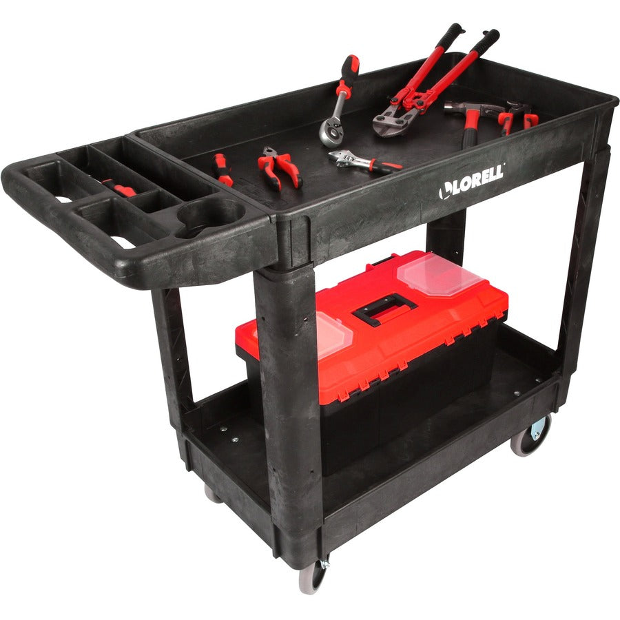 Image of Lorell 03611 Storage Bin Utility Cart