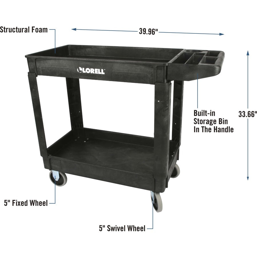 Image of Lorell 03611 Storage Bin Utility Cart